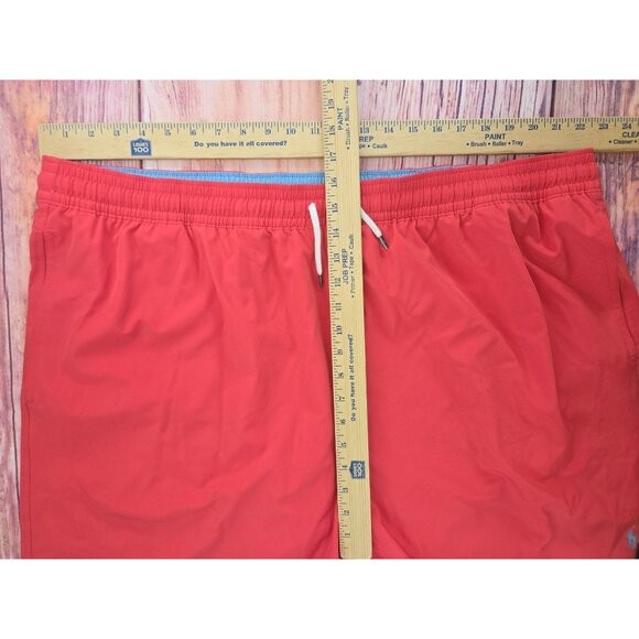 Polo Ralph Lauren Mens Pink 4XB Swim Trunks With Elastic Waist & Mesh Lining - Picture 7 of 8